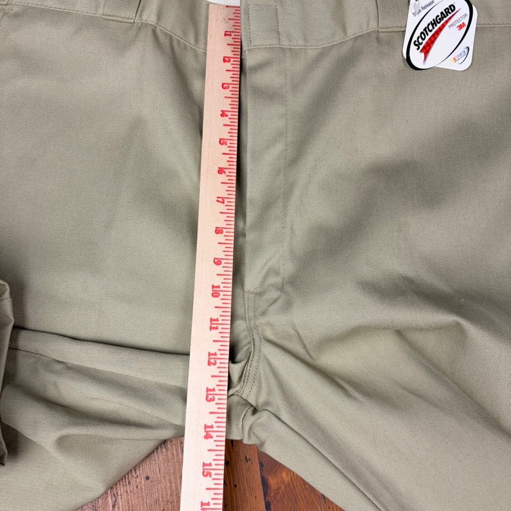 Dickies 874 Original Fit‎ Work Pants Mens 42x30 Khaki Tan Chino NWT Scotchguard - Picture 5 of 9